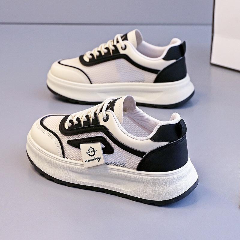 Breathable Shoes - Women s Shoes - Casual Shoes - Platform Shoes - Thick-soled Shoes 35