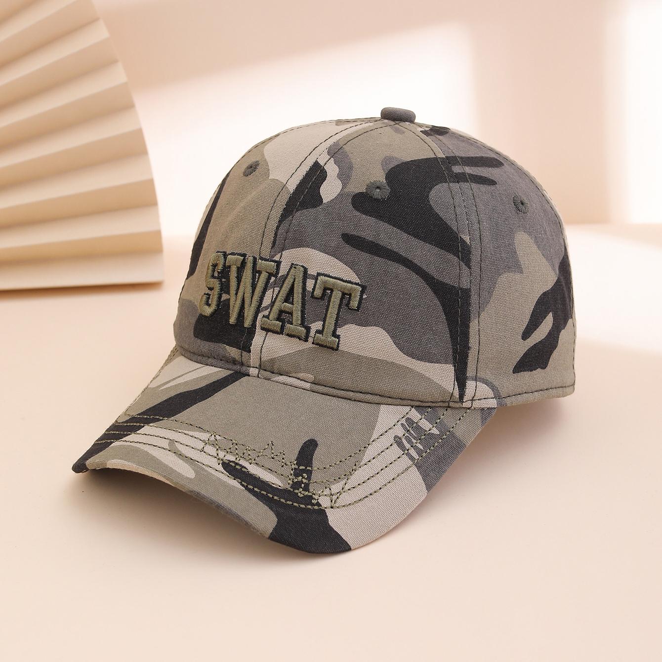 

Fashionable casual convertible baseball cap with embroidered letters, breathable and sweat-wicking, perfect for outdoor outings. One Size