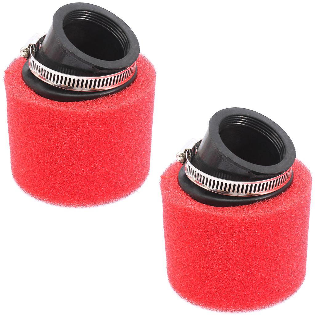 2Pcs 35mm Air Filter 50cc 70cc 90cc 110cc 125cc Motorcycle ATV Quad Scooter Go Kart Moped Pit Dirt Racing Super Pocket Mini Bike