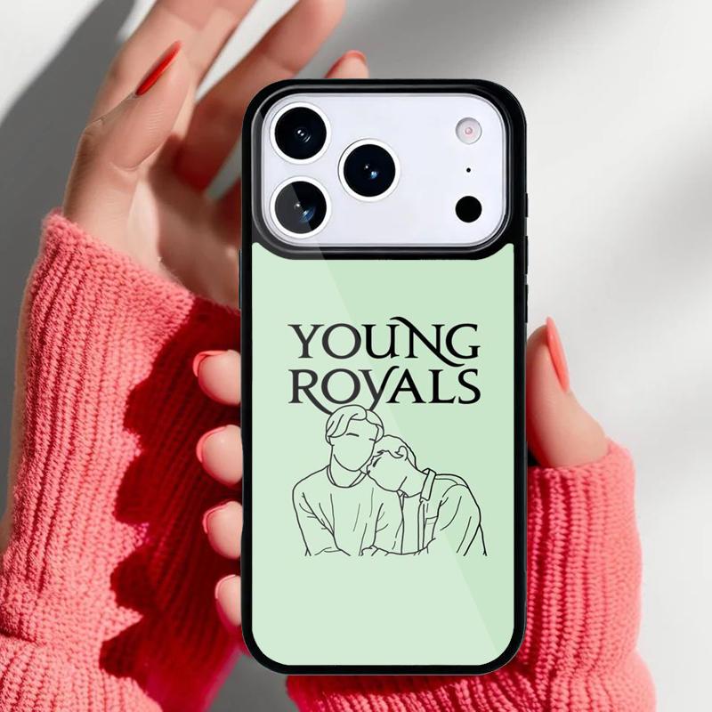 Young Royals Simon and Wilhelm Phone Case for iPhone 17 Air 16e 15 14 13 Pro Max Back Cover for 12 11 Pro Coque