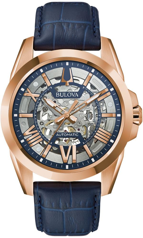 Bulova Automatic Mechanical Classic 97A161 Men's Watch, [Official Import]
