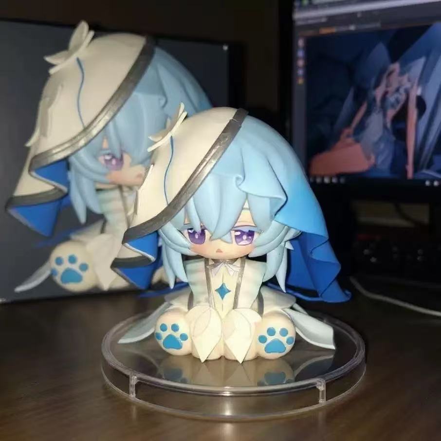 Discover Intime Activity Wuthering Waves The Shorekeeper Cosplay Anime Q Version Cartoon Model Ornament Desktop Decoration Xmas Present