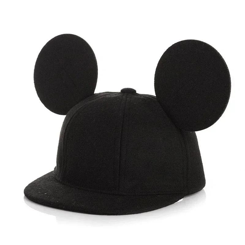 Men's and Women's Fashion Casual Mouse Ears Baseball Cap Adjustable Comfortable Breathable Children's Hip Hop Duck Tongue Cap
