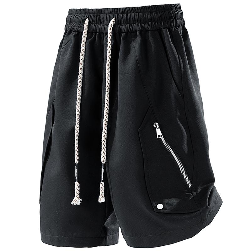 

Men s Shorts in Sizes 8XL Summer Men s Shorts Sport Solid Color Casual Pants Five-point Fitness Sport Pant S чорний