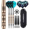 Soft Tip Dartset Aluminiumschaft Professionelle Darts Kunststoffspitzen-Sets 2BA Ersatzspitzen