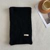 Luxury Women's Scarf Autumn/Winter New Solid Color Korean Knitted Wool Blended Warm Shawl Fashion Versatile Scarf