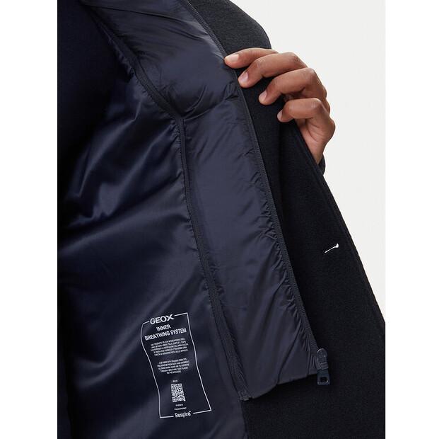 Зимняя куртка Geox Claudio M5615B T3289 F1624, темно-синяя, стандартный крой