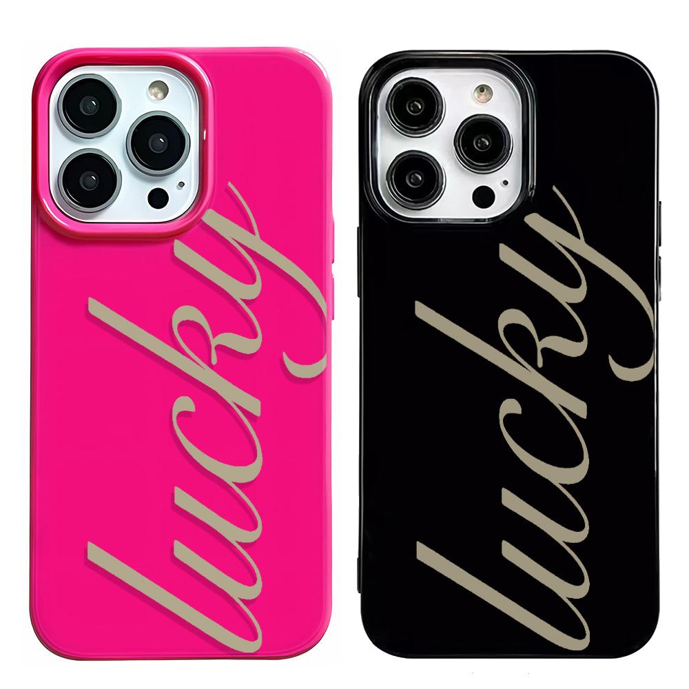 Colour Lucky Phone Case For IPhone 17 16 15 14 Plus 13 12 11 Pro Max XR Cover For Iphone 17 Air Funda Bumber Cover Shell
