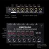 Mini 6-Channel Stereo Audio Mixer Musical Instrument Mixer Electric Wind/Electric Guitar/Electronic