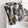 Autumn And Winter Flowers Linger With Butterflies, Simple Women'S Imitation Cashmere Warm Scarf, Versatile Long Shawl Cape