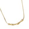 Fashion Collarbone Chain Simple Titanium Steel Short Necklace Adjustable Chain Necklace Fashion Jewelry for Any Occasion