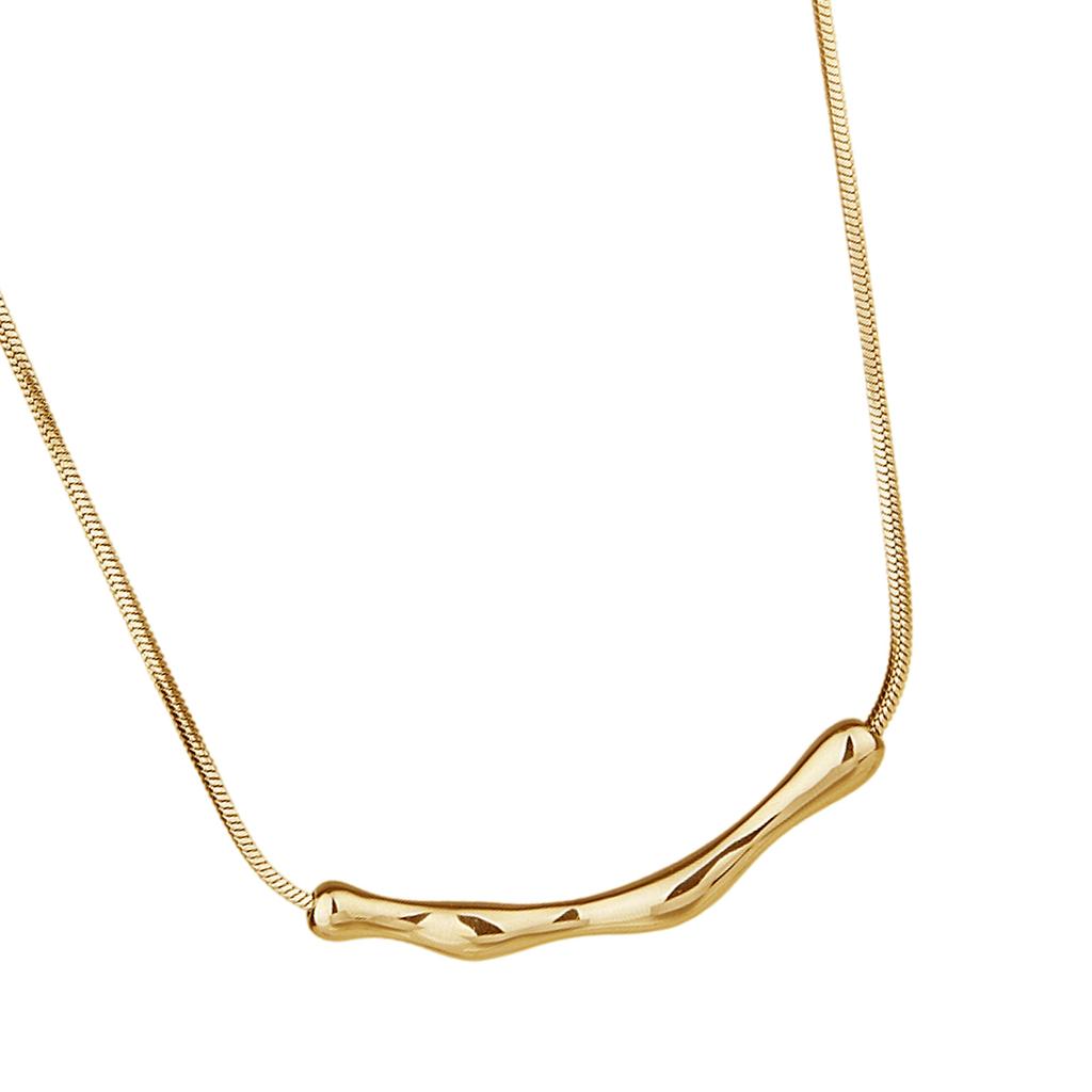 Fashion Collarbone Chain Simple Titanium Steel Short Necklace Adjustable Chain Necklace Fashion Jewelry for Any Occasion