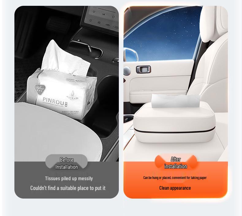 Wuling Bingo Tissue Box 2025 Car Seat Hanging Armrest Pull-out Interior Accessory