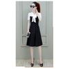 Elegant Summer Chiffon Dress Women Slim Waist Midi Long Dress Fashion Lady