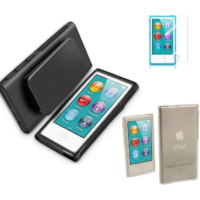 

Чехол для Apple iPod Nano 7, Чехол-бампер с клипсой на ремень из ТПУ-резины, Мягкий силиконовый чехол-обложка для Apple iPod Nano 7-го поколения 7G 7 + Прозрачный мягкий ТПУ-чехол-обложка чёрный