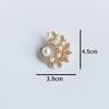 Temperament  Pearl Brooches For Women Girls  Delicate Corsage Elegant Suit Pins Clothing Accessories Gifts
