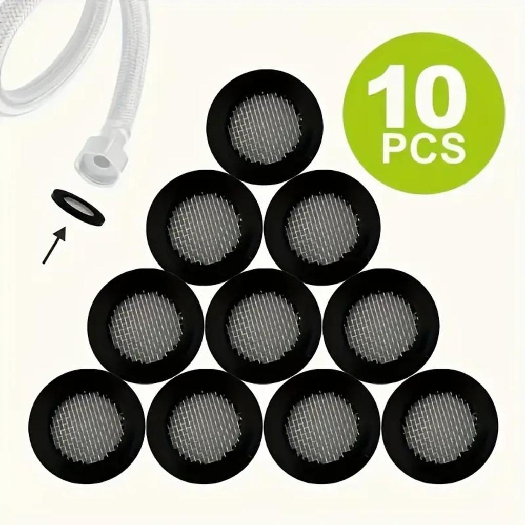 10PCS Hose Washer Seal O Ring Hose Gasket Filter Net Shower Head Filter Screen Rubber Sealing Ring Cleaning Machine Parts