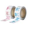 500Pcs/Roll Bow Print Stickers Waterproof Self-Adhesive Decals for Laptop Scrapbook Journal Packaging Decoration