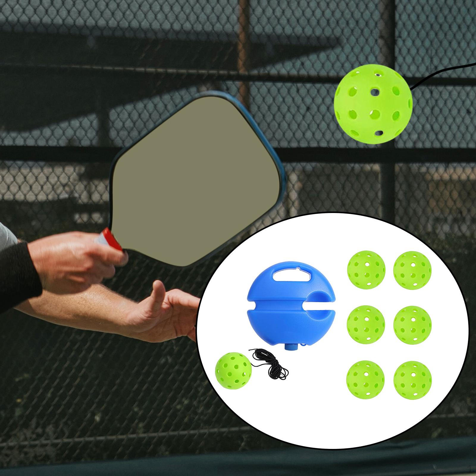 

Pickleball Trainer Practice Rebounder Удобная тренировочная база для дома в помещении Green Ball