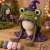 With Step-by-Step Guide Hood Hat Crochet Kit Animal Hood Hat Crochet Kit  for Adults&Kids Gift