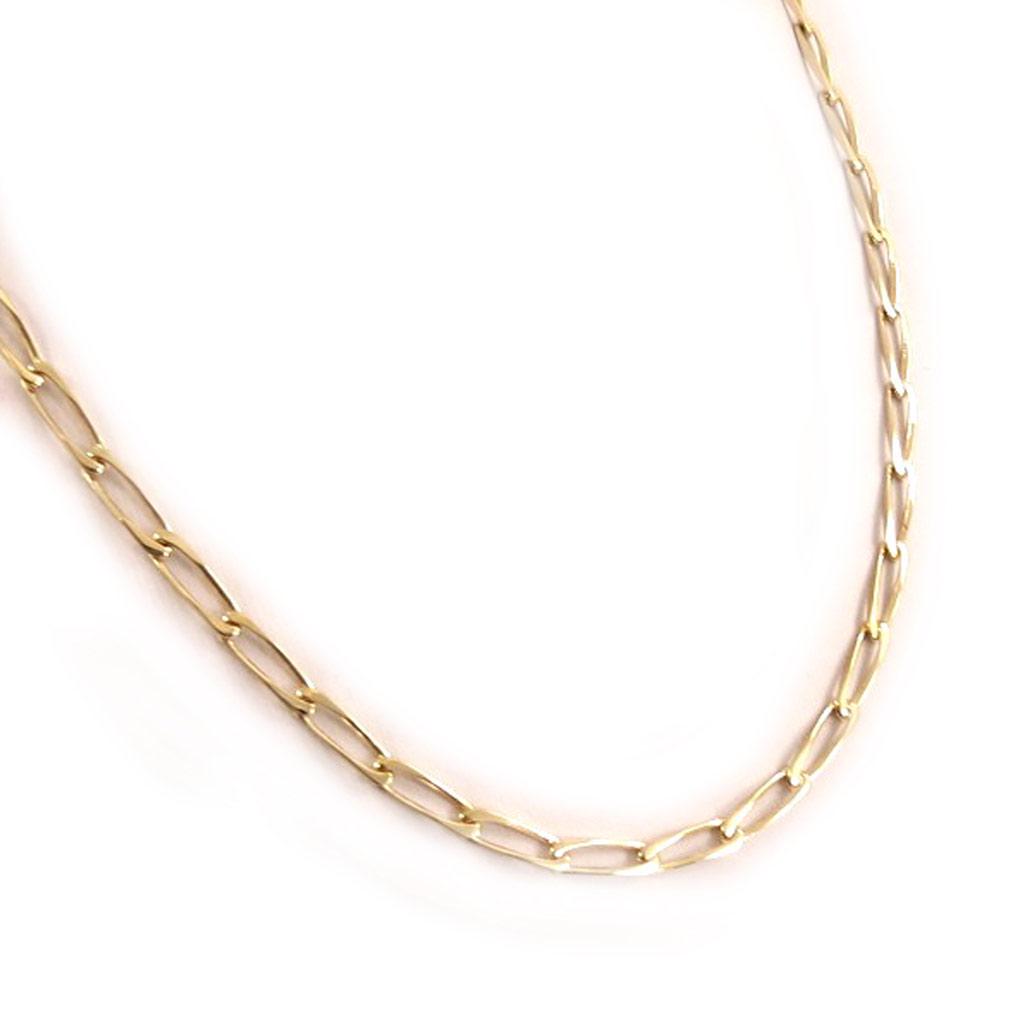 Les Trésors De Lily [C6331] - Pozlacený řetízek na náhrdelník "Diamantový kůň" 50 cm 4,2 mm