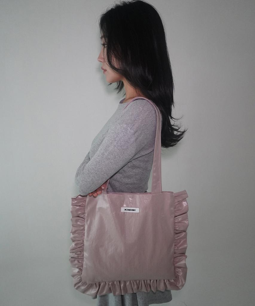 Kimimi Frill Shoulder Bag Pink