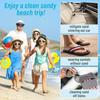 1pc Beach Sand Removal Bag Portable Sand Remover Glove Soft Reusable Cloth For Beach Camping Vacation Travel Outdoor Activities