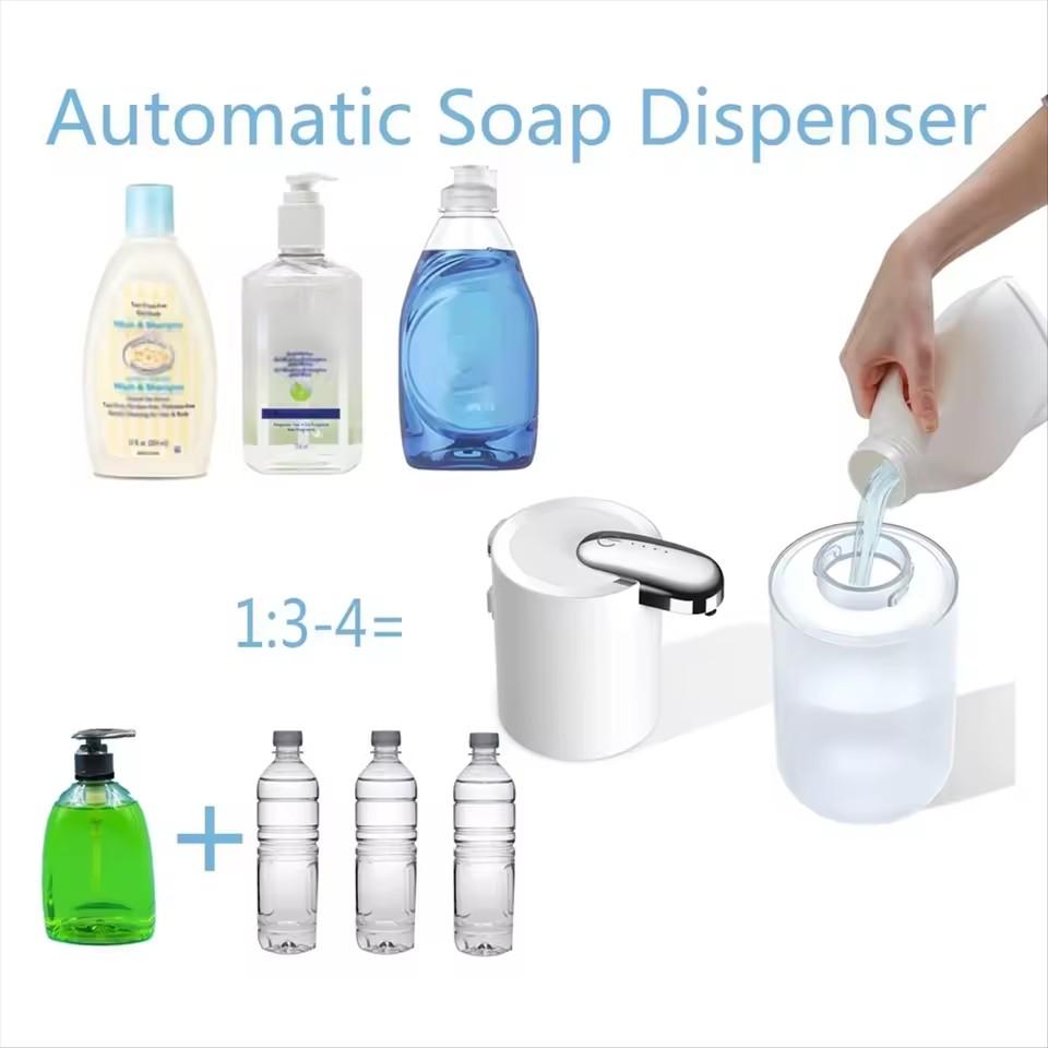380ML ABS Material Wall-Mounted 4-Levels Adjustable Electric Intelligent Infrared Automatic Sense Household Clean Soap Dispenser
