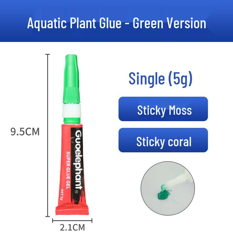 Quick-Dry Glue for Aquarium Moss, Coral, Driftwood & Resin Crafts