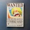 Kreativní magnet s plakátem Wanted z One Piece - Anime Kreslená Dekorace na ledničku & Samolepka na vzkazy