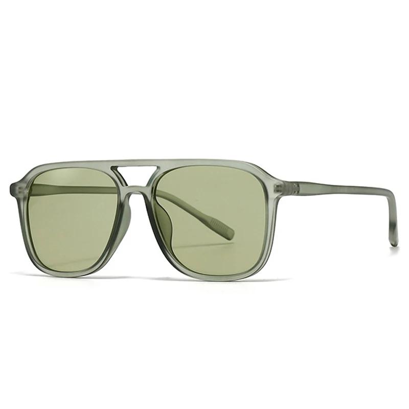 

Ретро Мужские Квадратные Солнцезащитные Очки Модные Зеленые Леопардовые Женские Трендовые Градиентные Солнцезащитные Очки с Двойной Переносицей As the picture