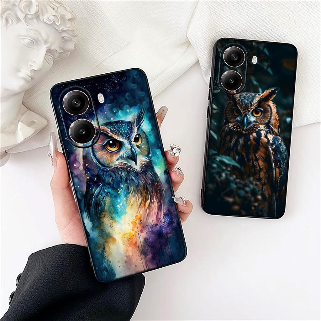 Eagle Bird Owl Phone Case for Xiaomi Poco C85 C65 C75 X7 X6 M6 M8 F7 F8 Ultra F6 Pro Cover Casing