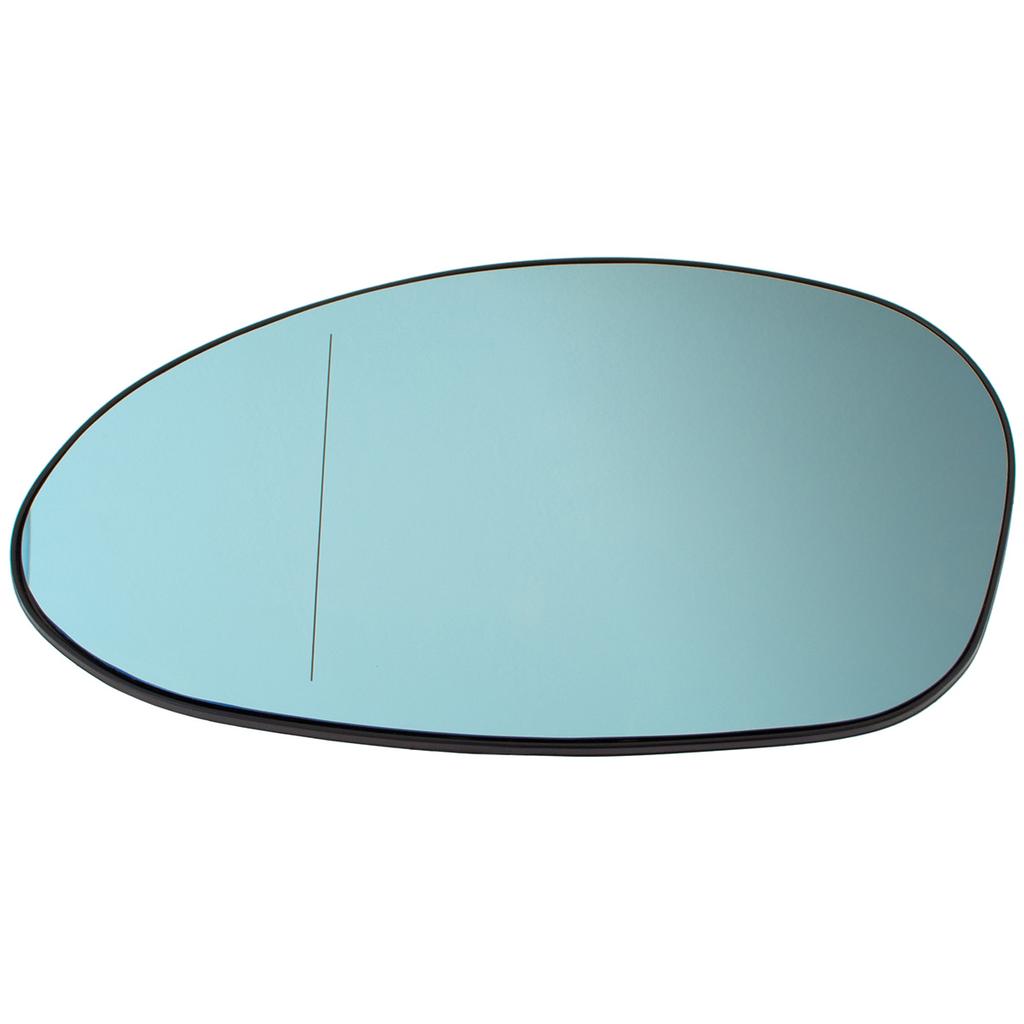 BMW 3 E90 / E91 / E92 / E93 04-08 mirror insert HEATED BLUE left