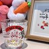 Rainbow Sheen Hand-Painted Glass Cup - Bling Design for Summer