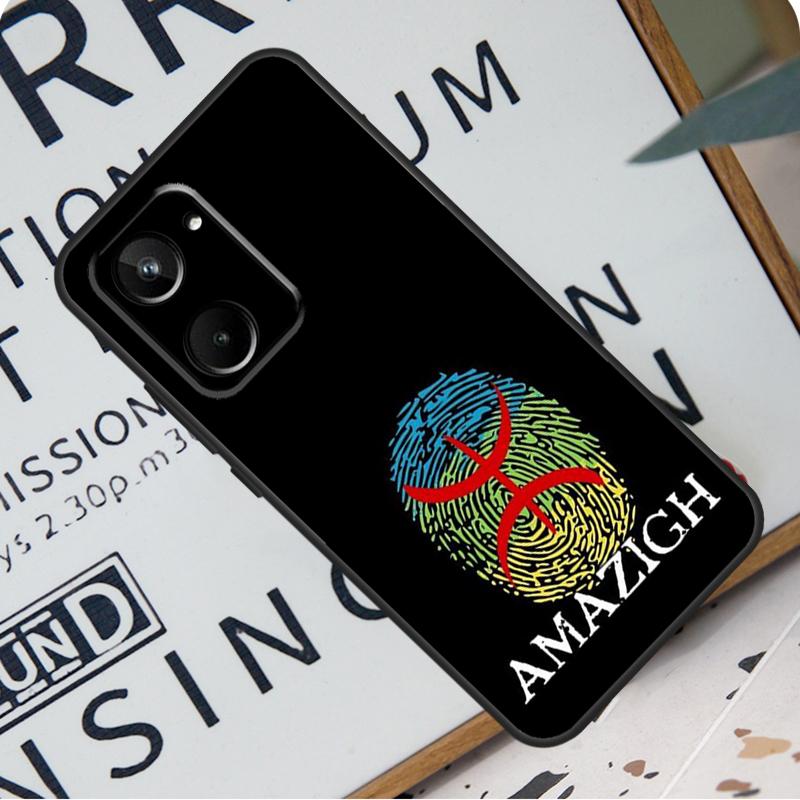 Amazigh Berber Flag For Realme 12 Pro Plus 9 10 11 GT5 C51 C31 C67 C55 C53 C35 C33 C30 C21Y C25s GT Neo 6 Case