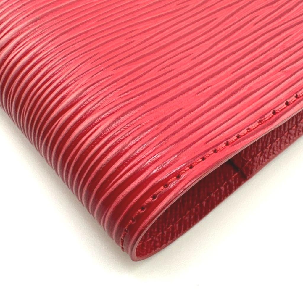 Louis Vuitton Epi Agenda PM Notebook Cover Epi Leather Red Unisex R2005E Used