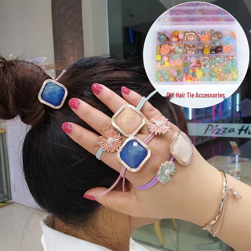 24-Grid Beading Kit: DIY Jewelry & Hair Accessories for Kids