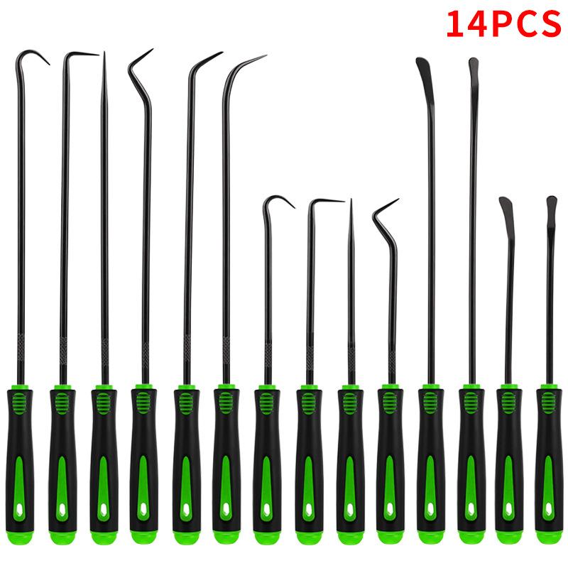 Car Auto Vehicle Oil Seal Screwdrivers Set O-Ring Seal Gasket Puller Remover Pick Hooks Tools Sealing Repair Tools 14PCS-4Pcs
