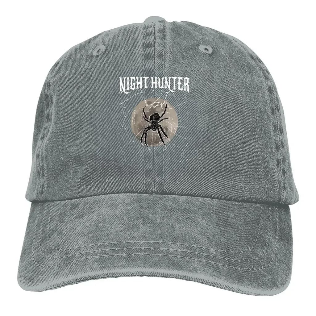 Night Hunter Spider Baseball Cap Men Hats Women Visor Protection Snapback Spiders Caps