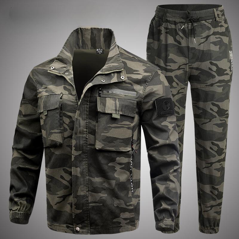 Clothing Spring and Autumn Thin Outdoor Sports Leisure Multi-pocket Strong Men's Suit Welding Work Clothes