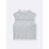 GU by Uniqlo Bra Feel Cropped Lace T  Sleeveless 