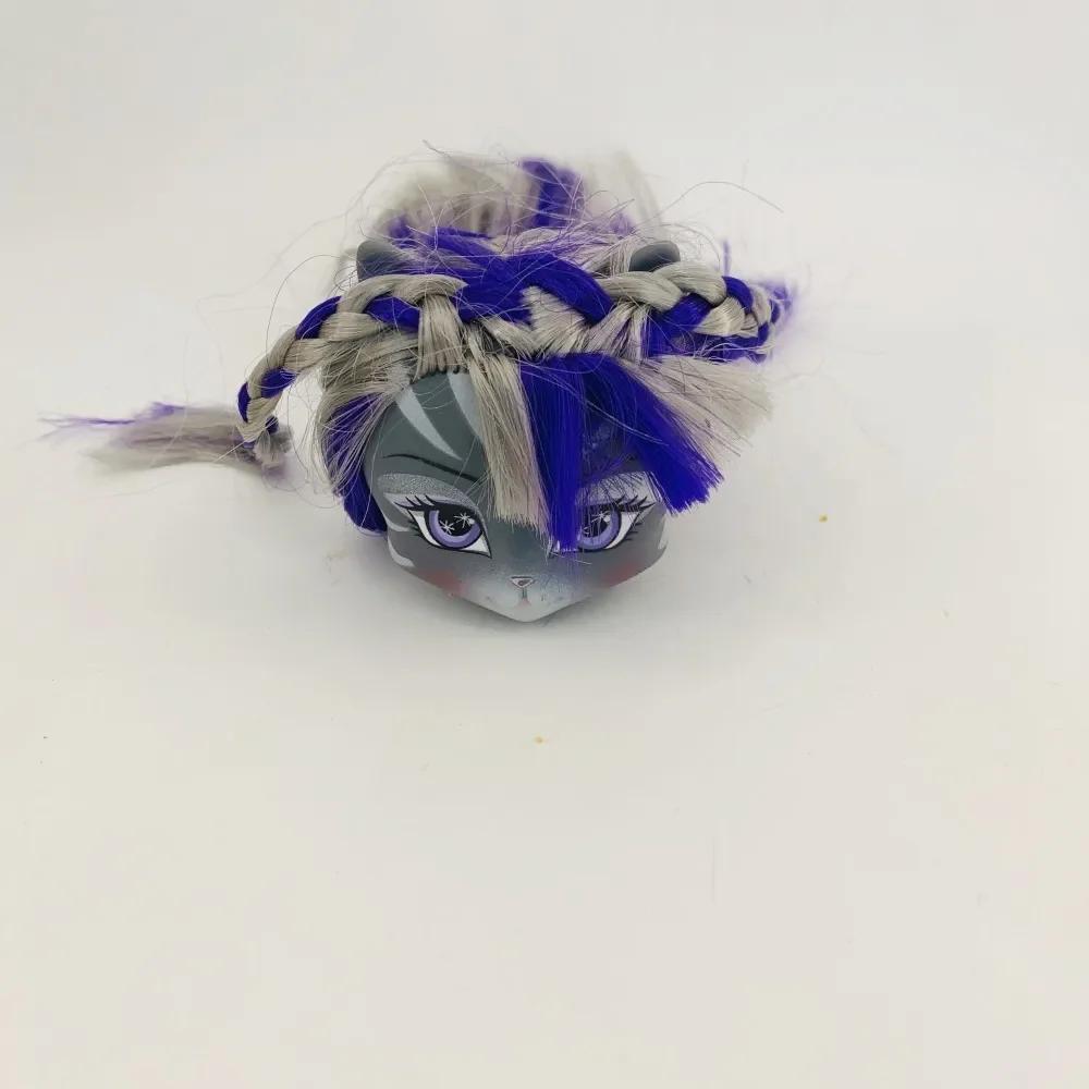 3/4ks Catwalk Kitties Náhradní hlavy Model pro děti DIY 1/6 Panenky Koťátko Kočičí hlava Hračky