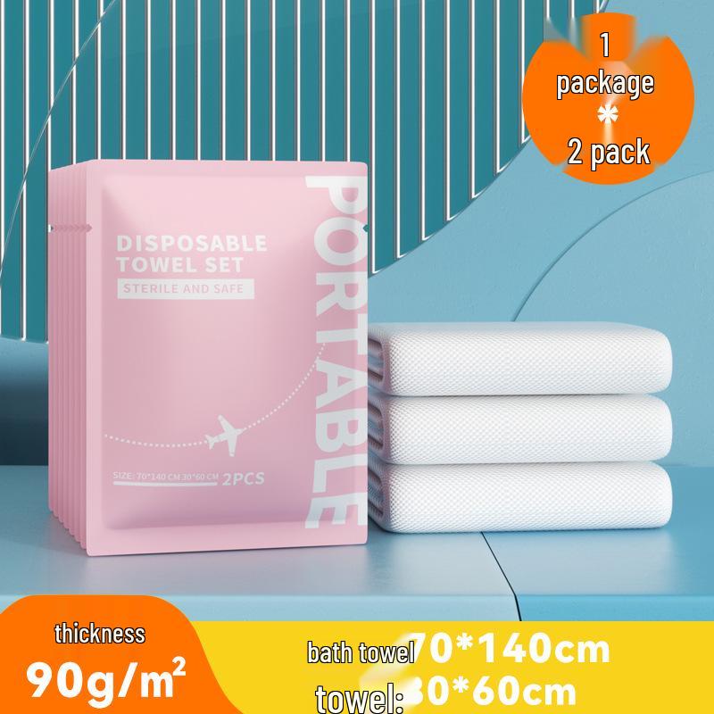 Portable Compressed Bath Towel Set for Travel, Business Trips, Hotels, Beauty Salons - Thickened & Disposable