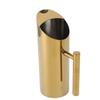 Water Pitcher 1L 304 Stainless Steel Straight Body Drink Pitcher with Spill Proof Spout for Cocktail Flower Tea Cold