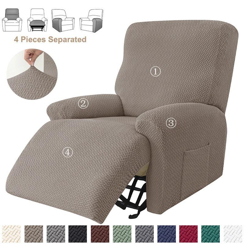 Thickened Non-Slip Sofa Cover for Massage Recliner Chair, Pet & Dirt Resistant.