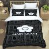 3-Piece M-Mary -Q-Quant- t PrintedDuvet Cover Set – Includes 1 Duvet Cover and 2 Pillowcases; Suitable for Home and Dorm Use