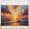 Massive Sunset Ocean Cloud Tapestry Wall Hanging Boho Coastal Decor Tropical Sunrise Sky Landscape Polyester Artwork Home Decor