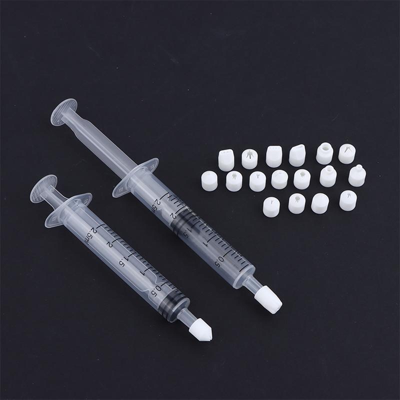 19/21Pcs Set Mini Nozzle For Pottery Clay Dessert Food Toy Milk Cream Clay Diy Miniature Cake Dessert Piping Tip Clay Ceramic