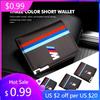 Car Sticker 2025 Hot Fashion Car Men Short Wallet Edge Business Multi-card Slot For BMW E70 E91 E30 G30 E53 M3 M5 X6 X4 X7 E92 E