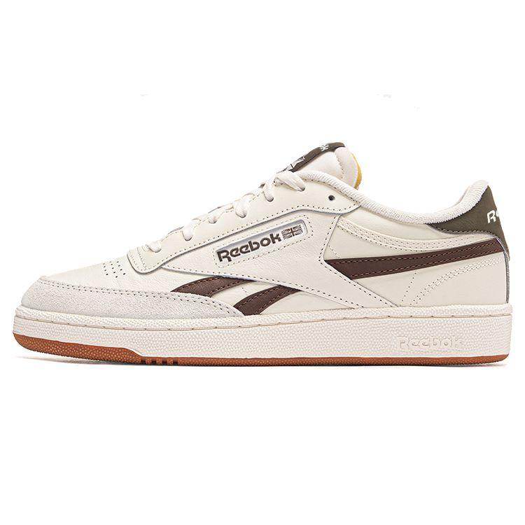 Reebok Club C Revenge Unisex Chalk Brush Brown Pure Grey 100070018 EU 42.5